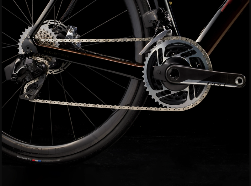 Trek Domane SLR 9 eTap Gen 4 Carbon Road Bike 2024 in Axinite Flip/Trek Black-7